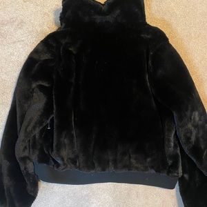 No Boundaries Black Fur Coat